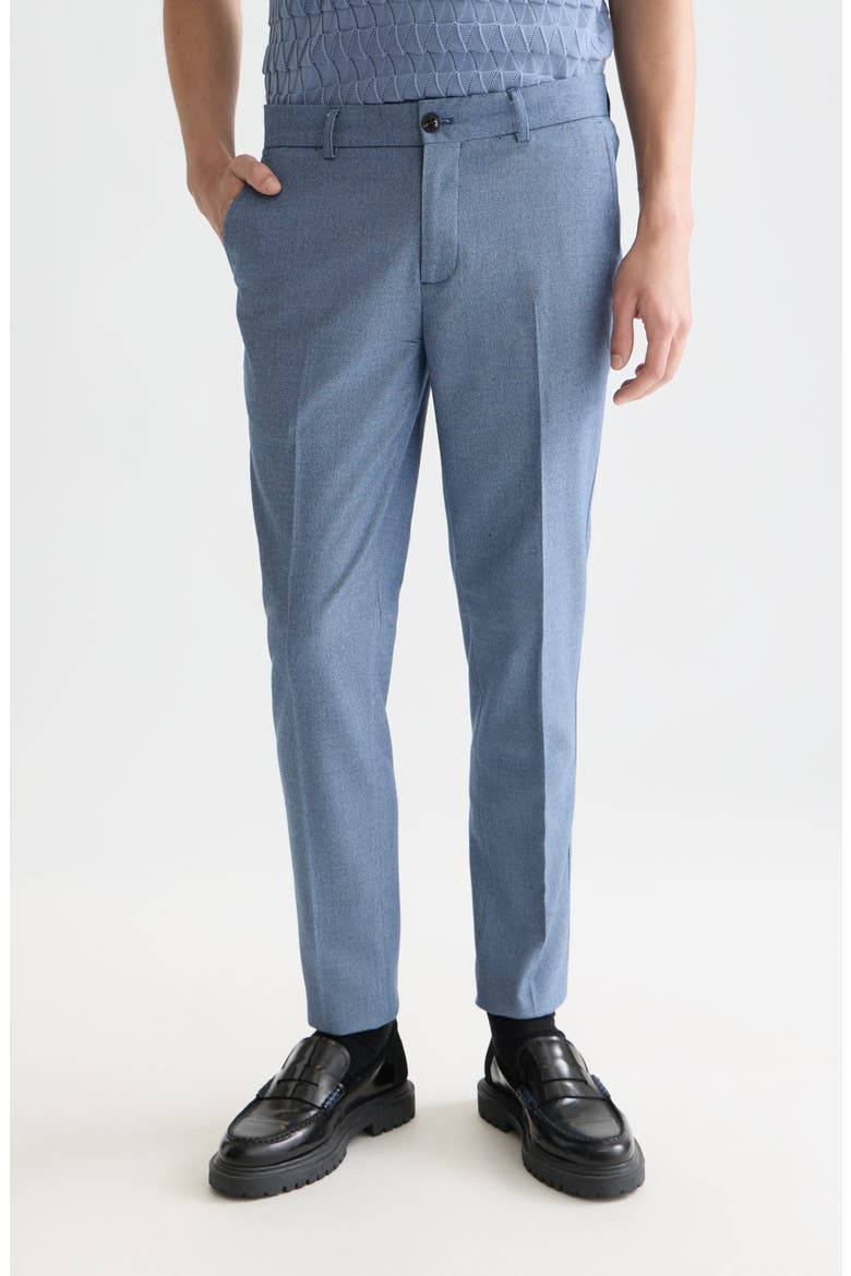 Mott Structured Superslim Fit Flat Front Chinos, Main, color, PAGEANT BLUE
