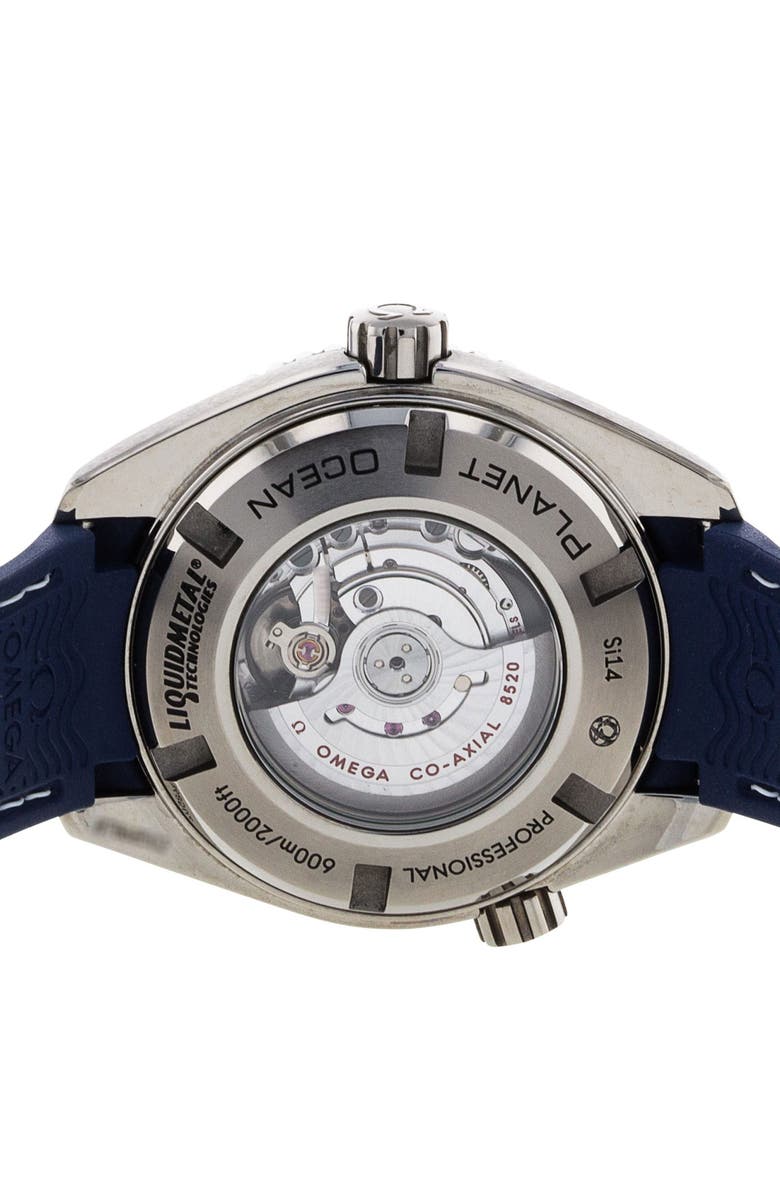 Omega Preowned 2020 Planet Ocean Rubber Strap Watch, 37.5mm