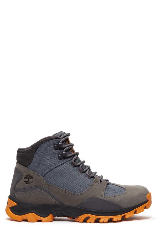Timberland Mt. Maddsen Water Resistant Hiking Boot In Dark Grey Nubuck