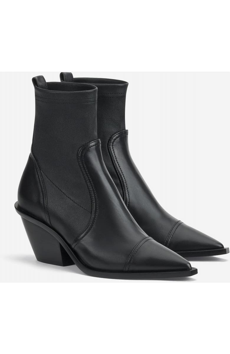 AGL Roberta Stretch Cowboy Boot, Alternate, color, Black Nappa