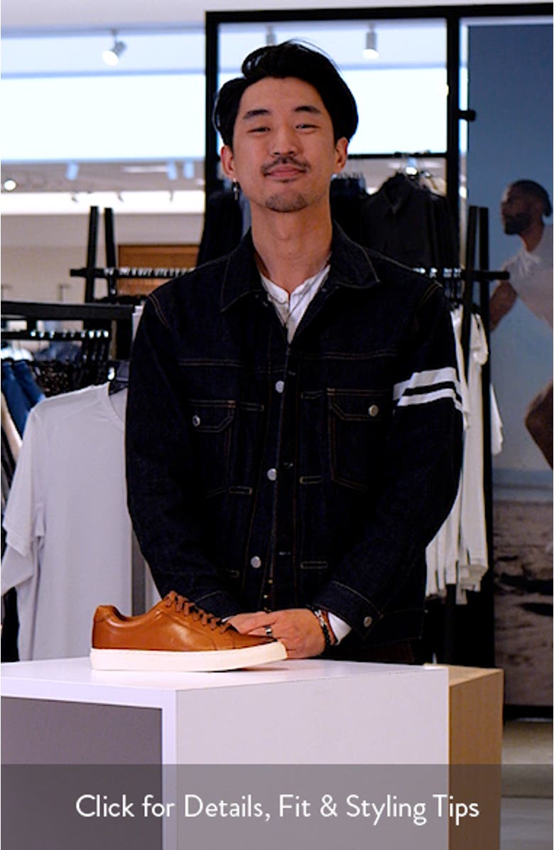 Grand Series Jensen Leather Low Top Sneaker, sales video thumbnail