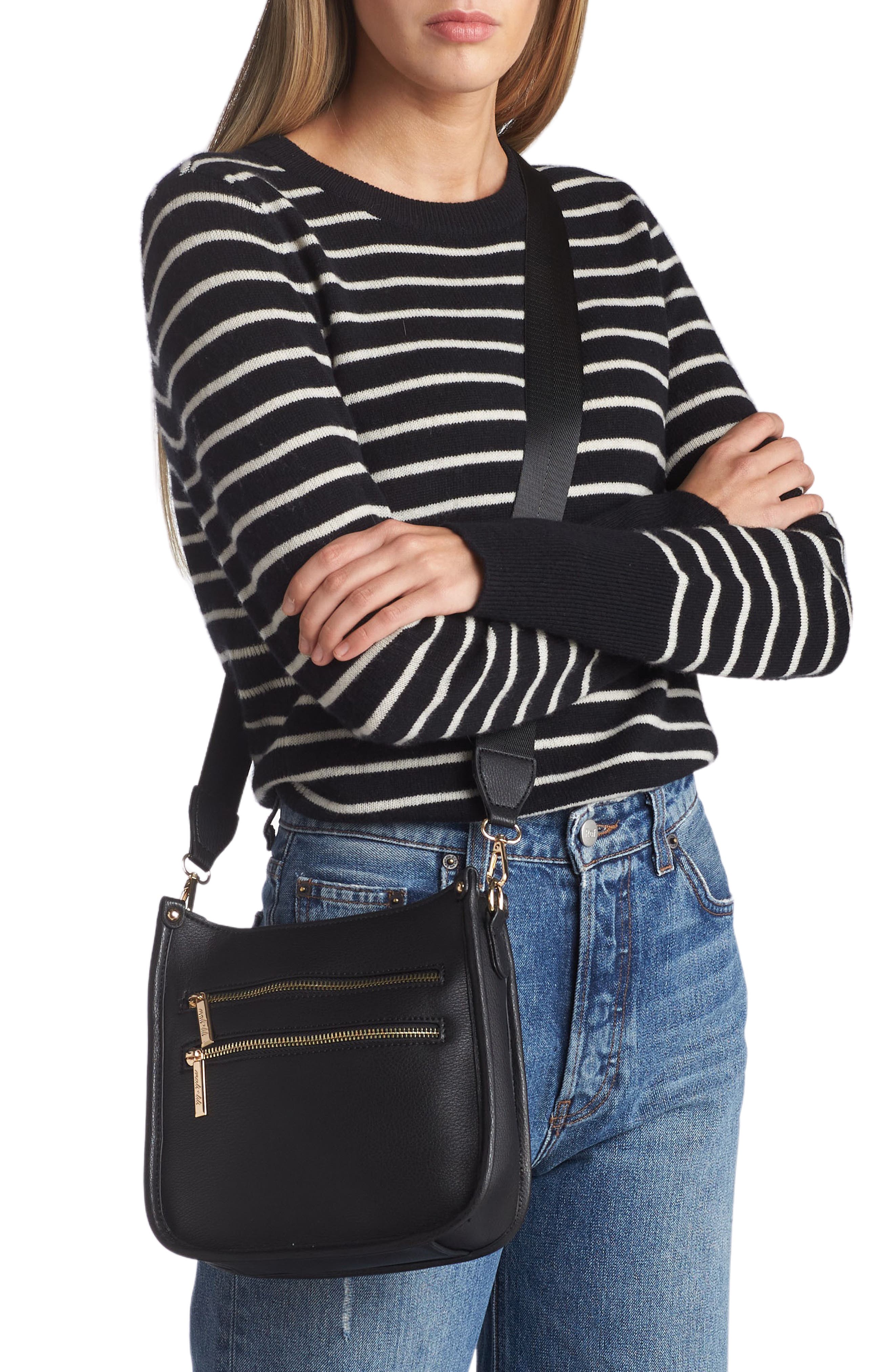 Mali + Lili Harper Vegan Leather Crossbody Bag, Alternate, color, 