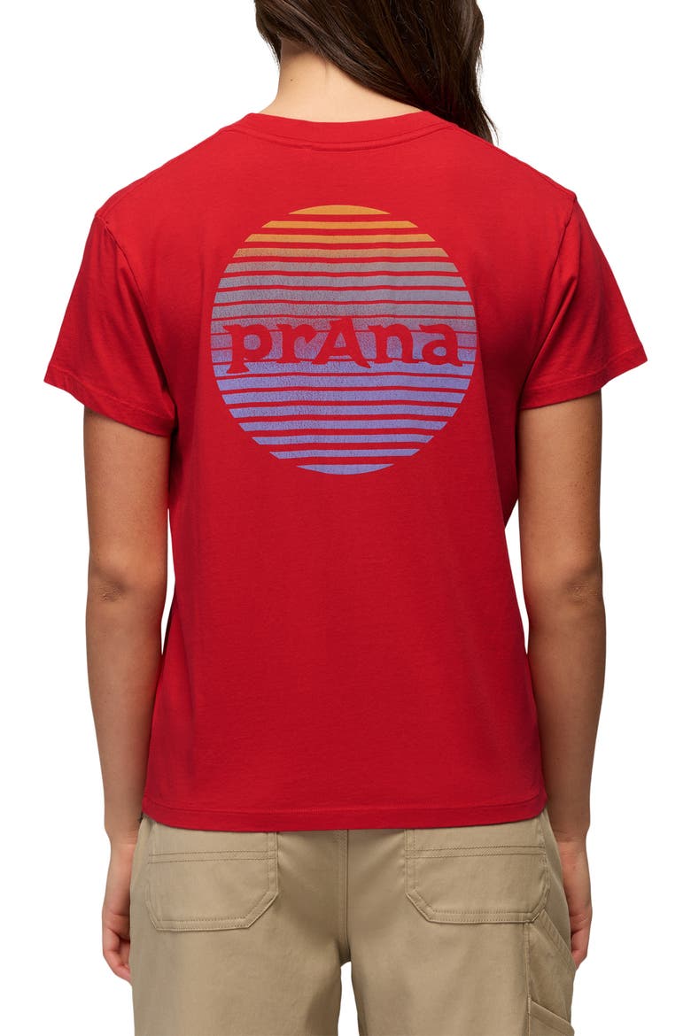 Everyday Sundown Graphic T-shirt, Alternate, color, PIKES RED