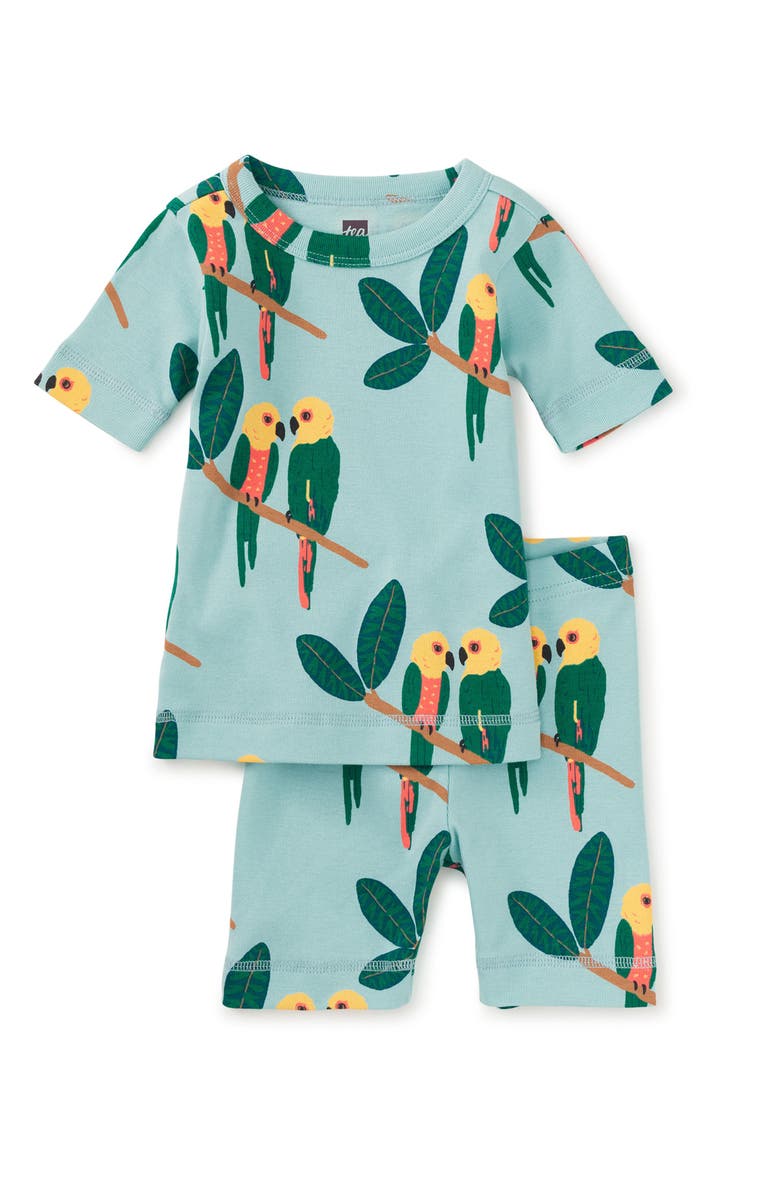 Tea Collection In Your Dreams Pajama Set, Alternate, color, Jandaya Parakeets
