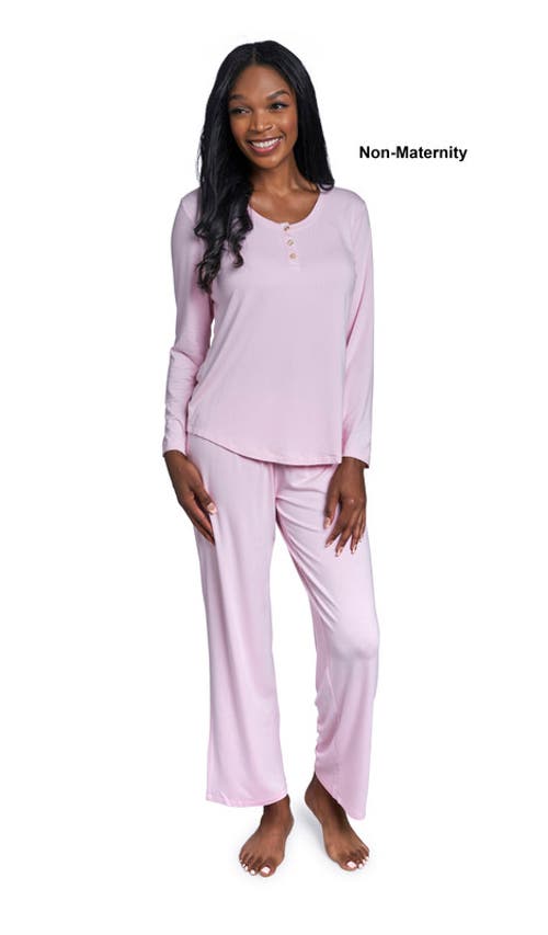 Everly Grey Laina During & After 2-piece Maternity/nursing Sleep Set