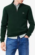 Lacoste Regular Fit Quarter Zip Sweater