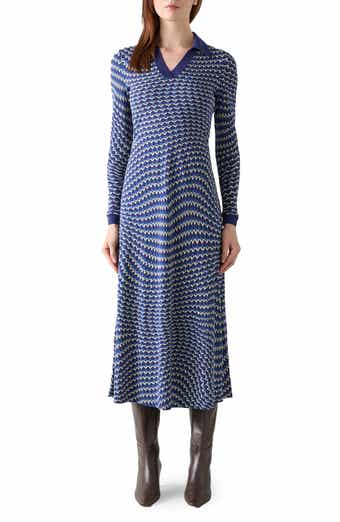 LK Bennett Brigitte Long Sleeve Jersey Dress
