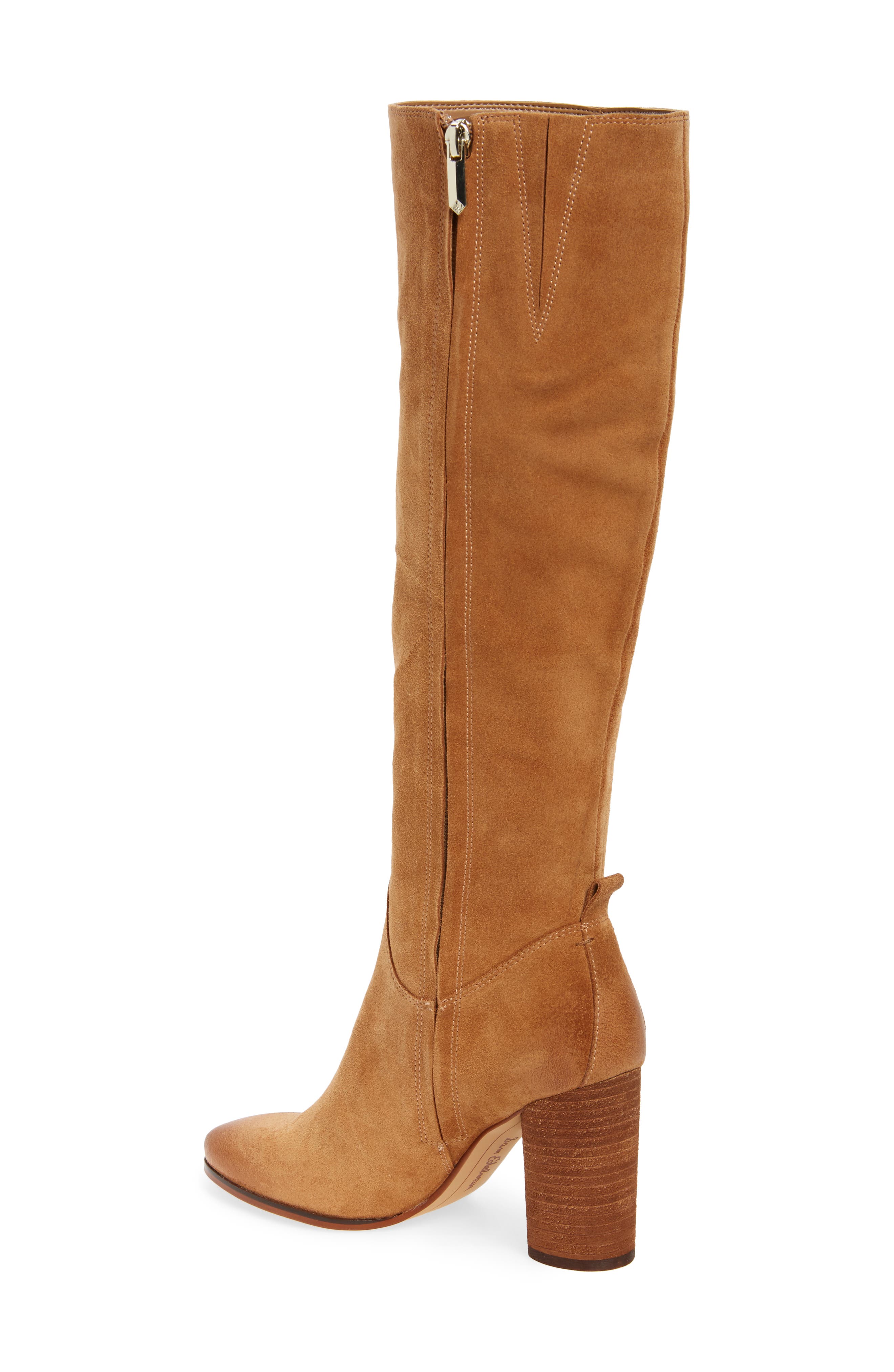 Camellia Tall Boot, Alternate, color, GOLDEN CARAMEL