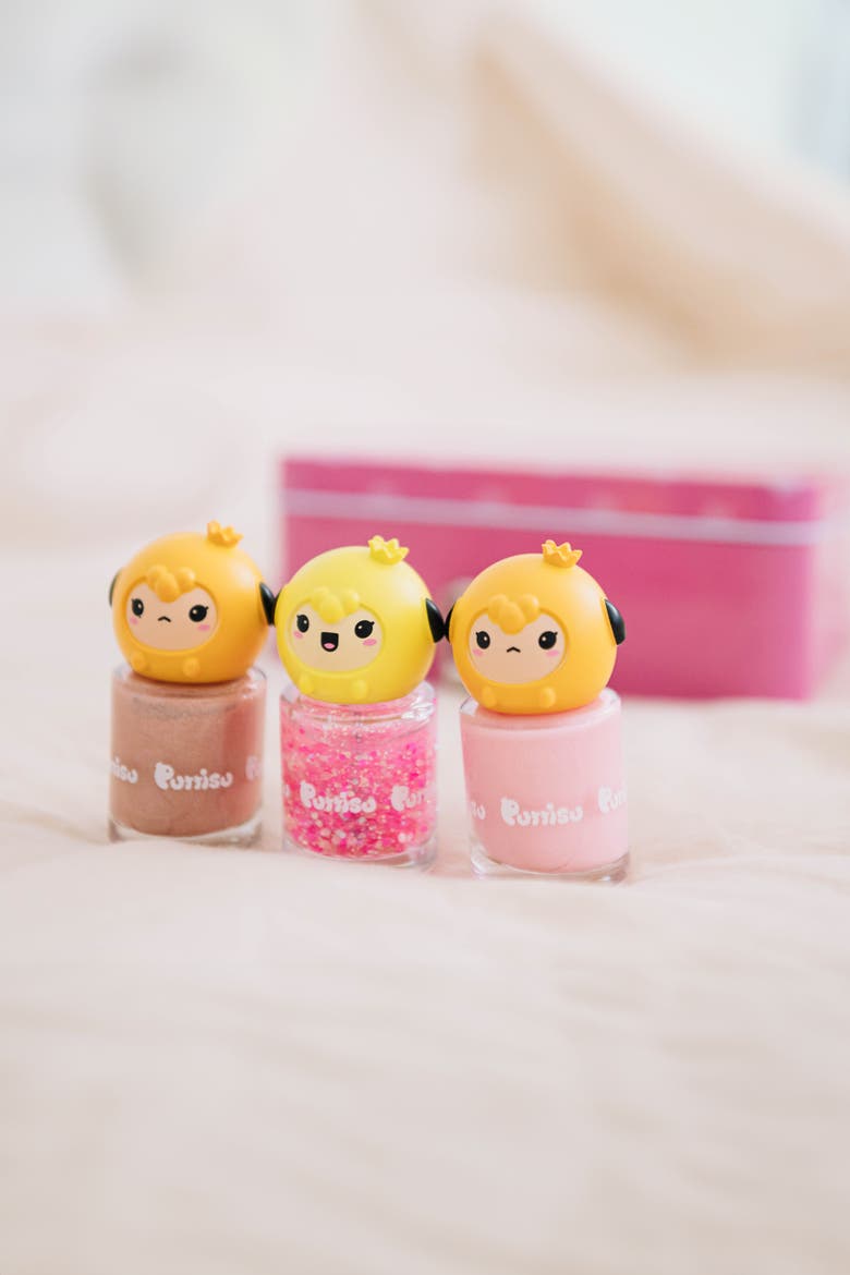 Water Based Peel Off Kids 3 Color Nail Polish Set, Alternate, color, Macaron