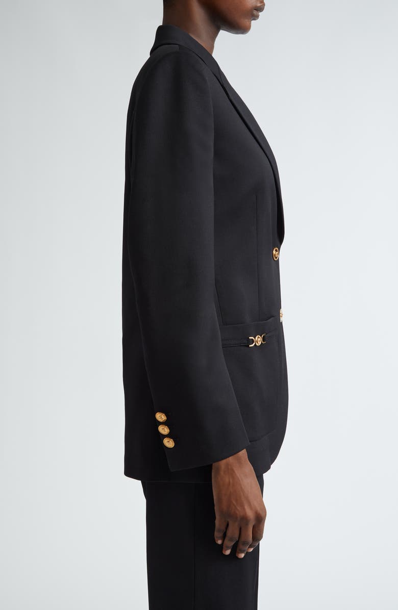 Versace Stretch Wool Blazer, Alternate, color,
