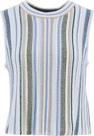 Barbour Josie Stripe Knit Cotton Blend Tank