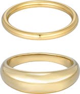 Adornia Set of 3 Stackable Band Rings