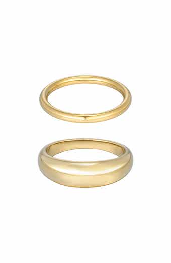 Set of 3 Stackable Band Rings
