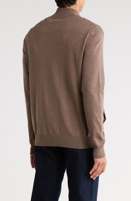 Tom Baine Full Zip Sweater In Multi