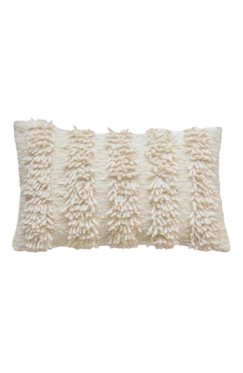 Meso Goods San Antonio Wool Pillow Cover, Alternate, color, Cream