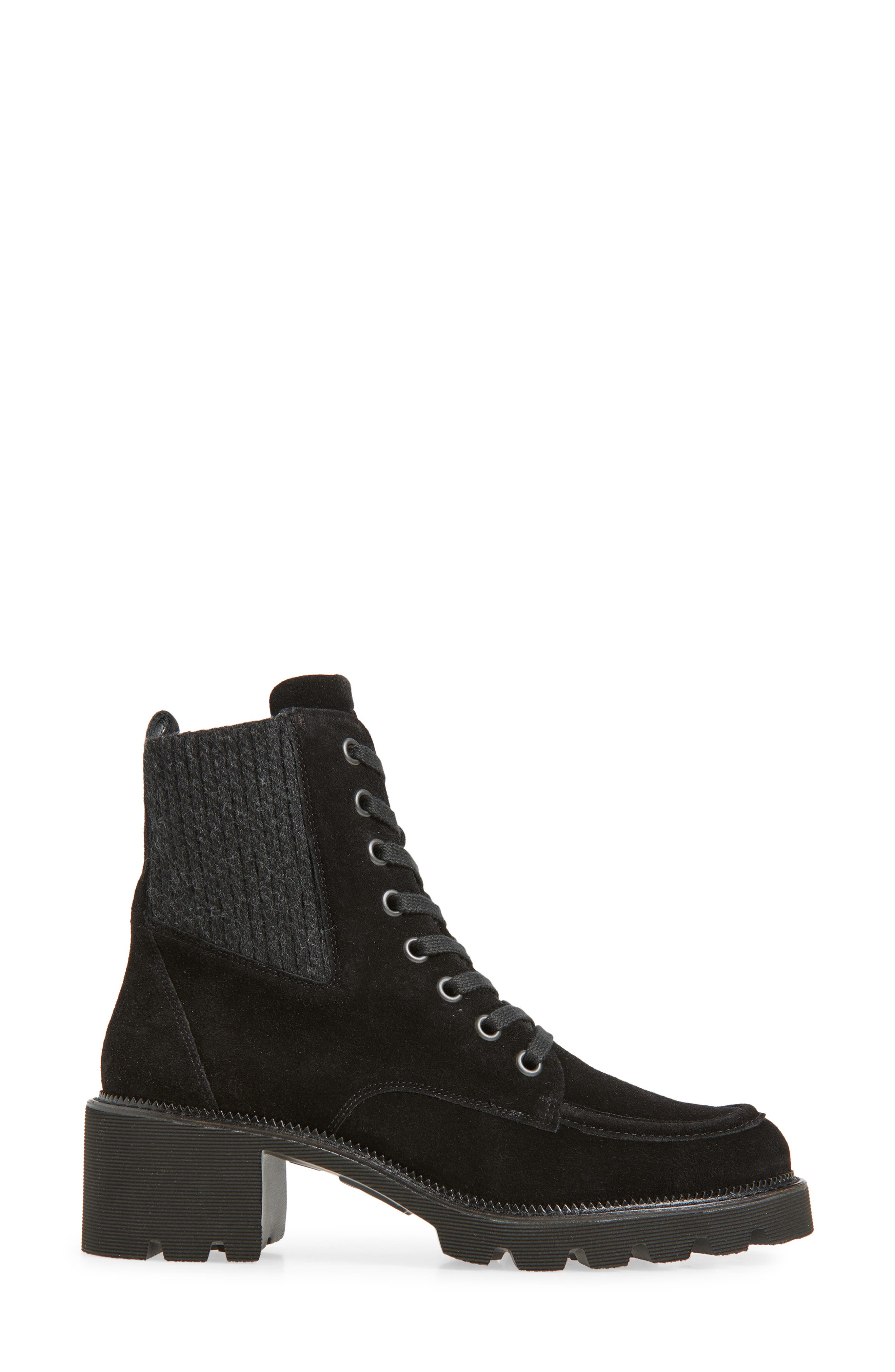 Paul Green Cassidy Hiker Boot, Alternate, color, Black Soft Suede