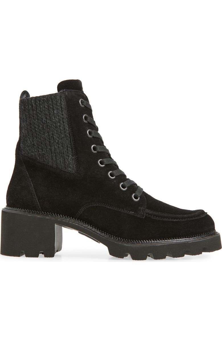 Paul Green Cassidy Hiker Boot, Alternate, color, Black Soft Suede