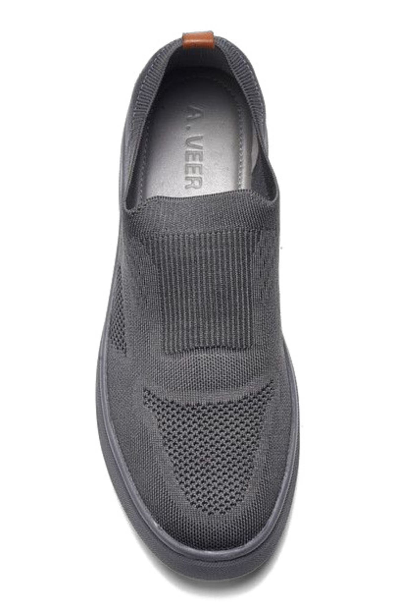Drift Knit Slip-on Sneaker, Alternate, color, Grey Leather