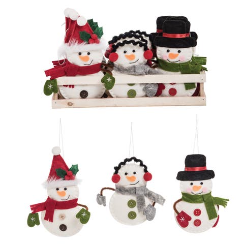 Jingle Snowman Ornament A/24