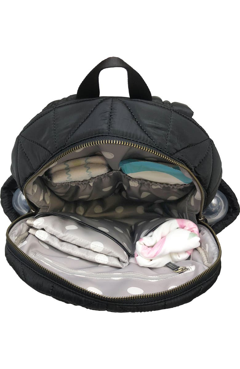 TWELVElittle Quilted Water Resistant Nylon Diaper Backpack, Alternate, color,