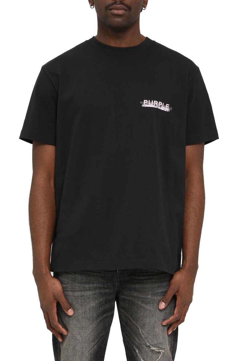 Heavyweight Jersey Graphic T-Shirt, Main, color, BLACK