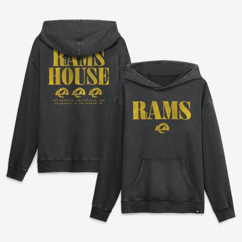 Men's Fanatics Black Los Angeles Rams Relaxed Intense Rivalry French Terry Hoodie