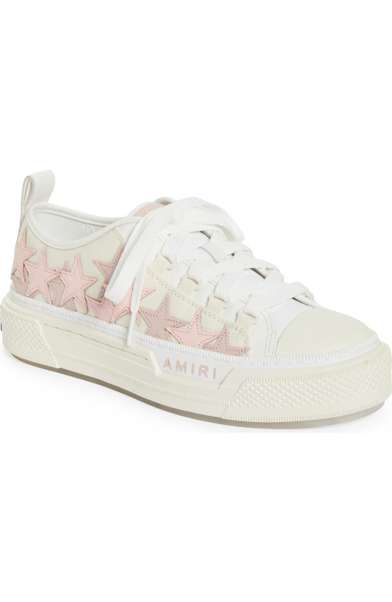 AMIRI Stars Court Low Top Sneaker, Main, color, Pink