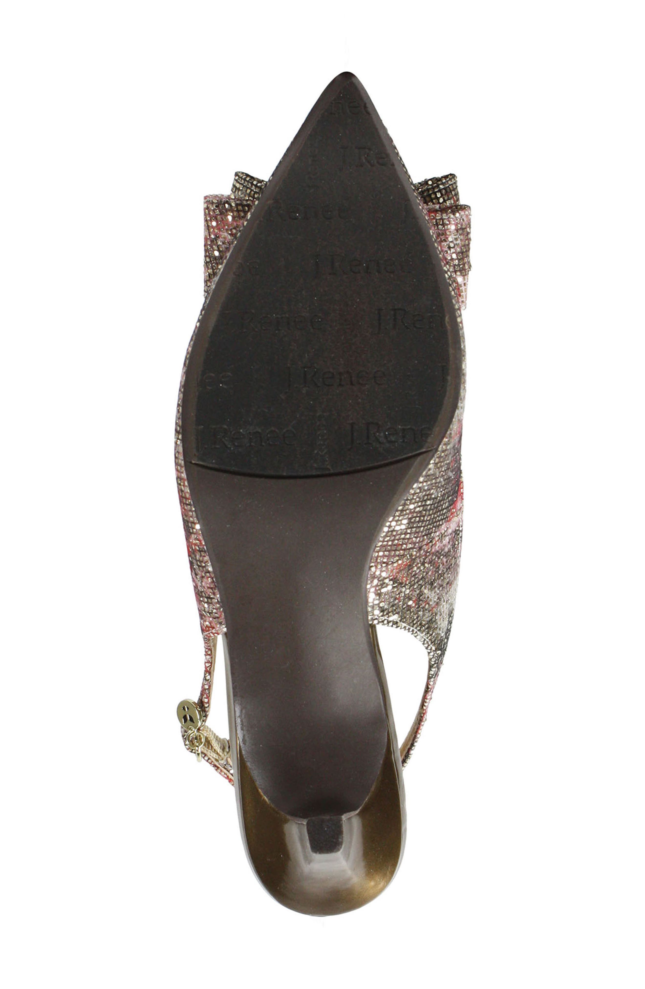 Gosalyne Slingback Pump, Alternate, color, BRONZE/ PINK FABRIC