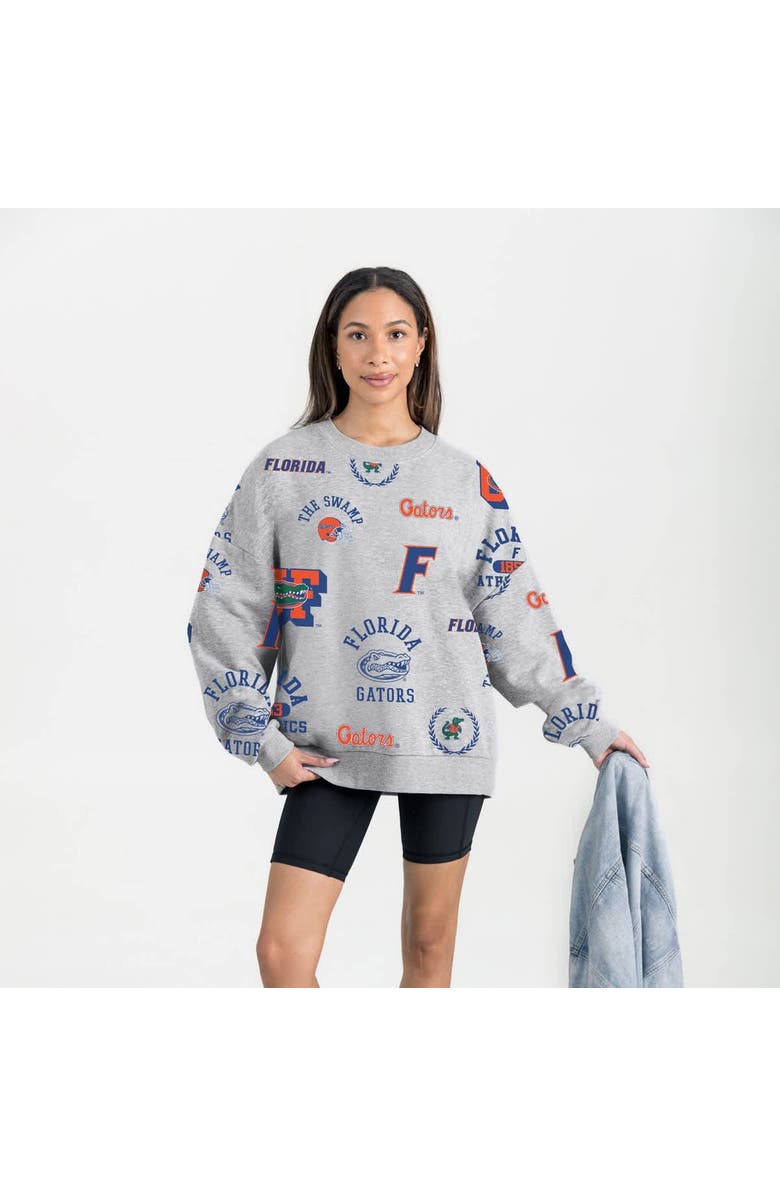 GAMEDAY COUTURE Women
s Gameday Couture Gray Florida Gators Always on Repeat Fleece Sweatshirt, Main, color, Gray