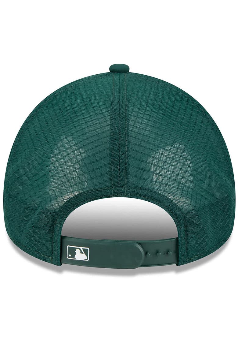 Men's New Era Green Athletics 2026 Batting Practice Alternate Apex 9FORTY Adjustable Hat, Alternate, color, Green
