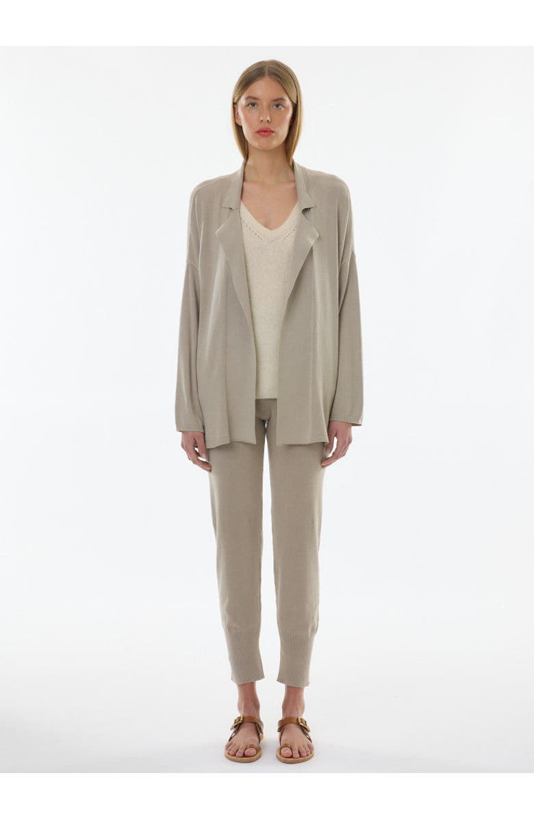 Majestic Filatures Organic Cotton Knit Stonewashed Jacket, Alternate, color, Desert