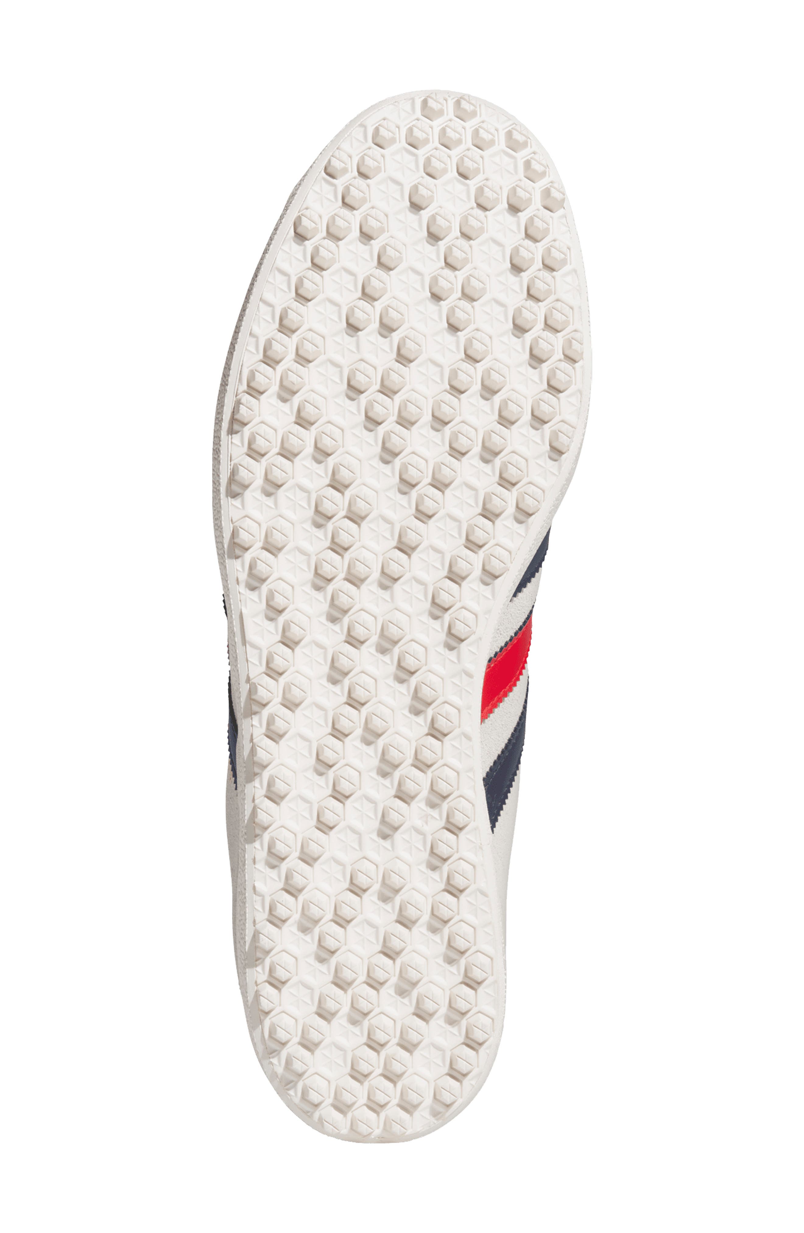 adidas Gazelle Golf Shoe, Alternate, color, Alumina/ Indigo/ Scarlet