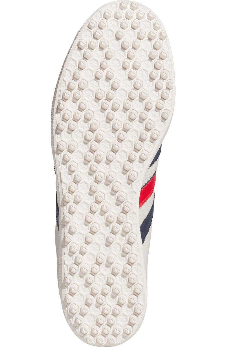 adidas Gazelle Golf Shoe, Alternate, color, Alumina/ Indigo/ Scarlet