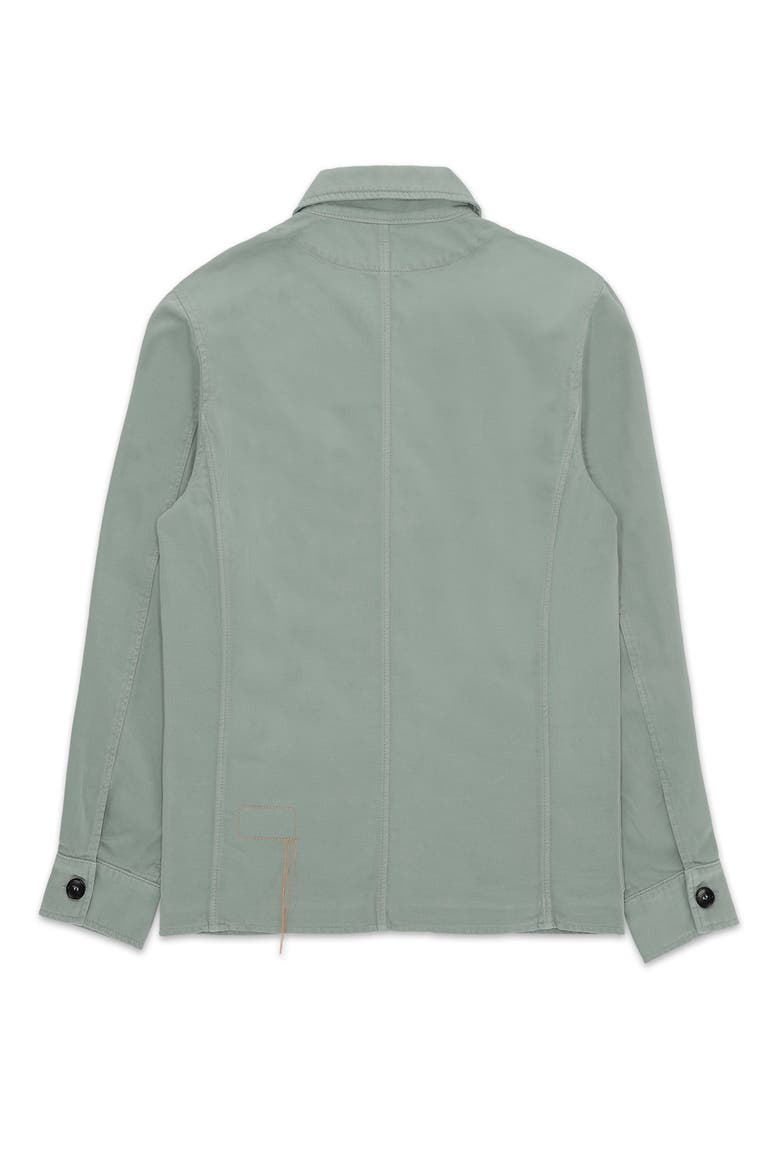 Seneca Cotton Overshirt, Alternate, color, Aqua Green