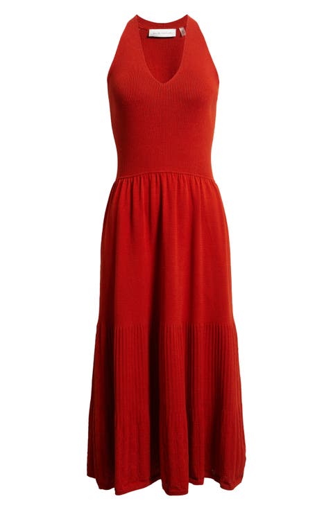 The Hazel Sleeveless Sweater Midi Dress