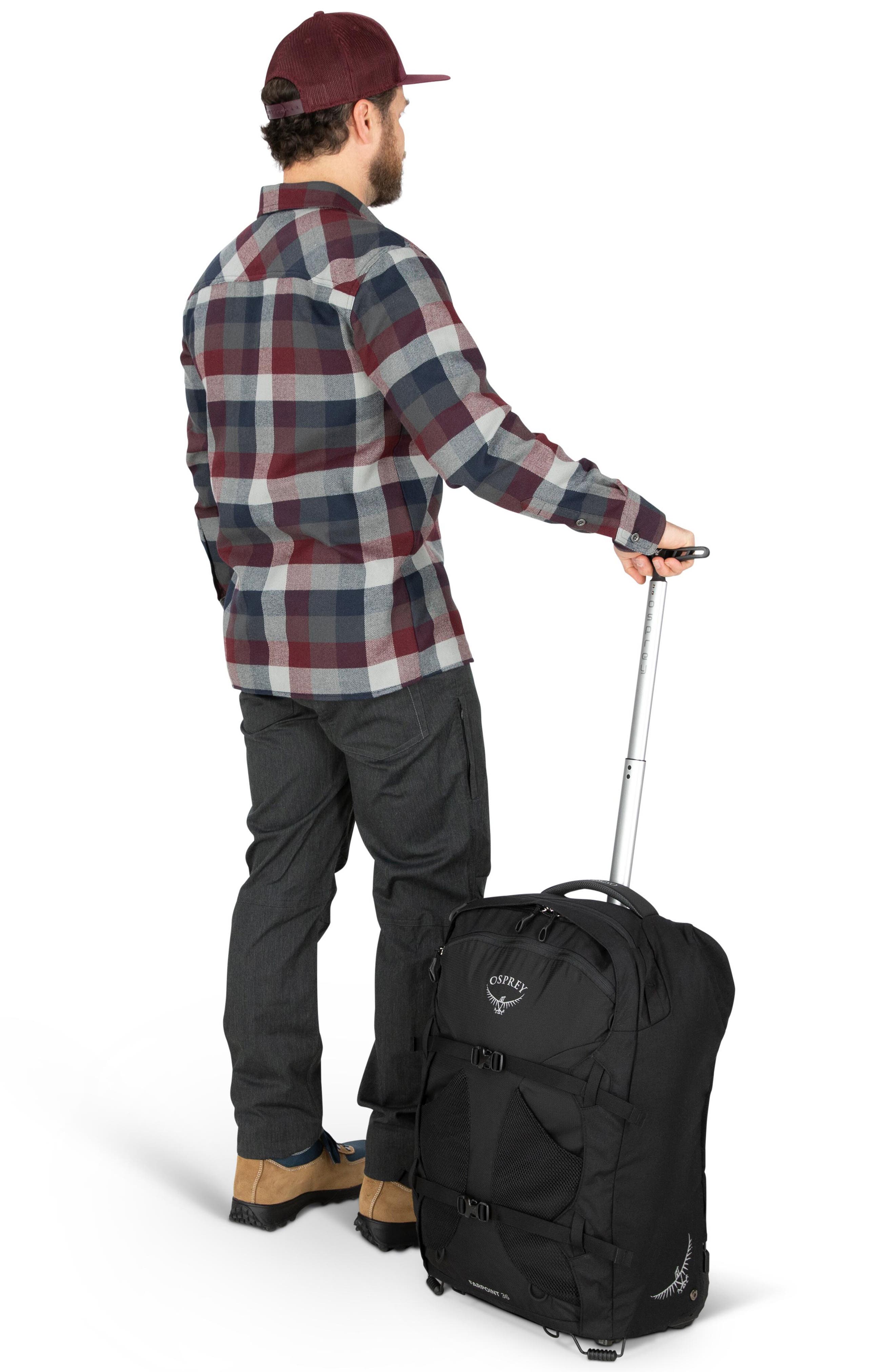 Osprey Farpoint<sup>®</sup> 36-Liter Wheeled Travel Carry-On Bag, Alternate, color, Black