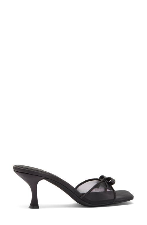 Jeffrey Campbell Sweet On U Kitten Heel Slide Sandal In Black