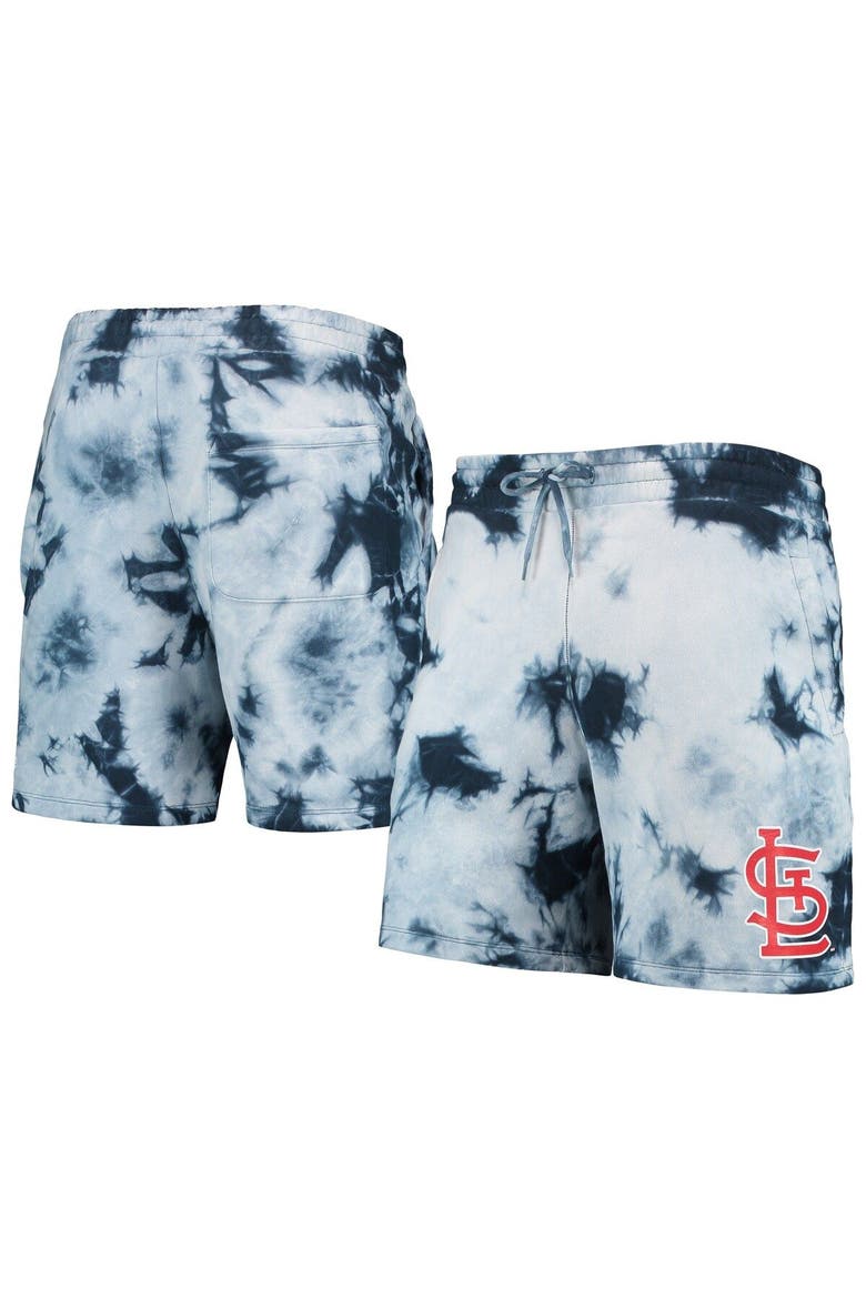 Men's New Era Navy St. Louis Cardinals Team Dye Shorts, Main, color, Navy
