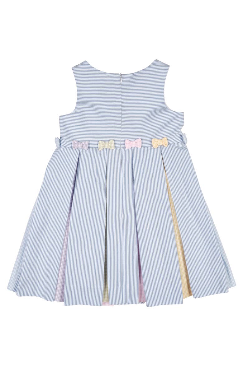 Florence Eiseman Multicolor Seersucker Pleated Dress, Alternate, color, Multi