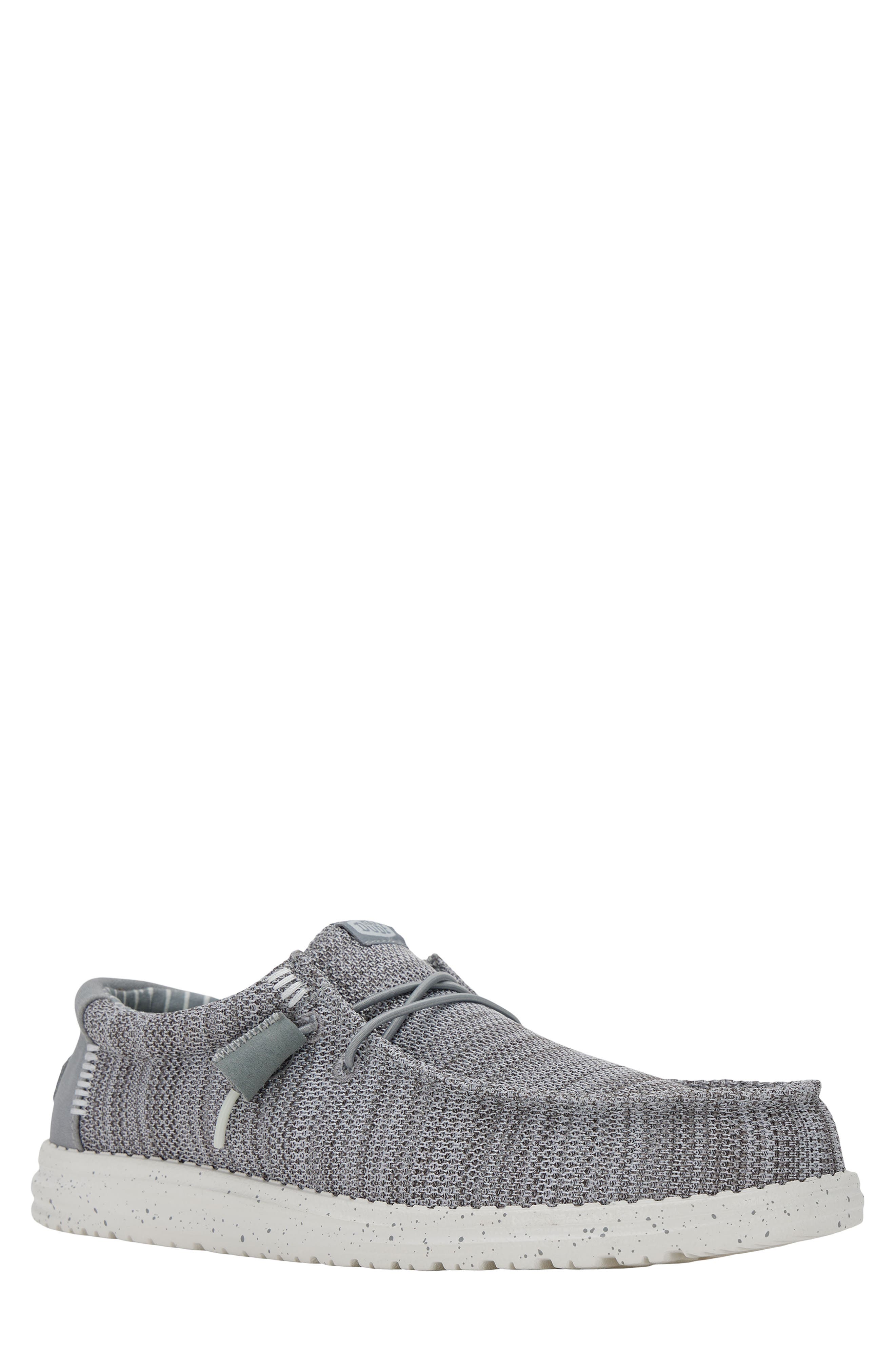 Hey Dude Wally Stretch Sox Slip-on In Gray