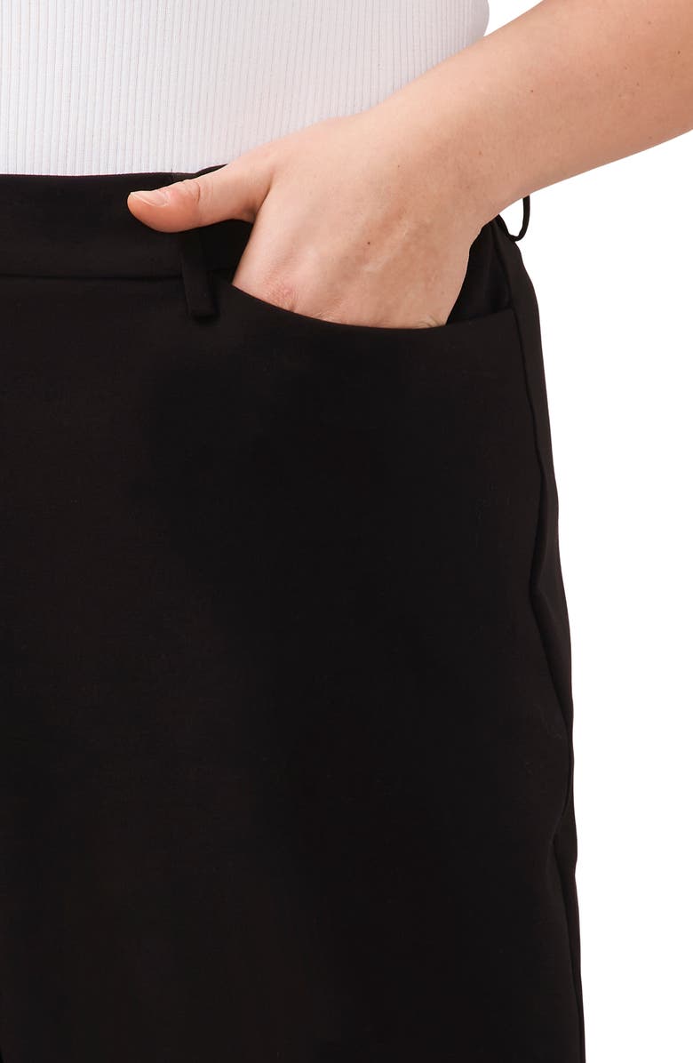 Halogen<sup>®</sup> High Waist Straight Leg Pants, Alternate, color, Black