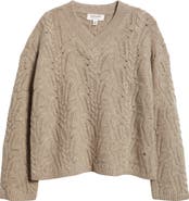 Nordstrom Cable Wool & Cashmere Sweater