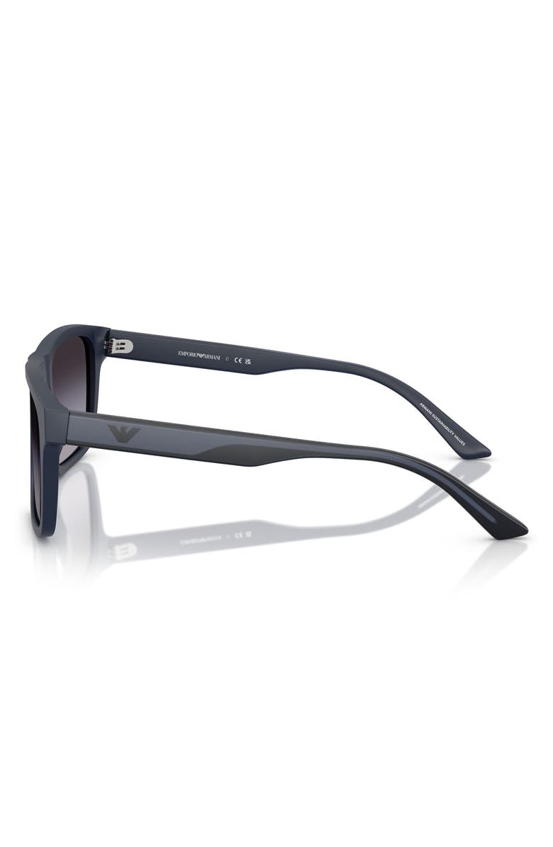 Emporio Armani 57mm Gradient Square Sunglasses, Alternate, color, 