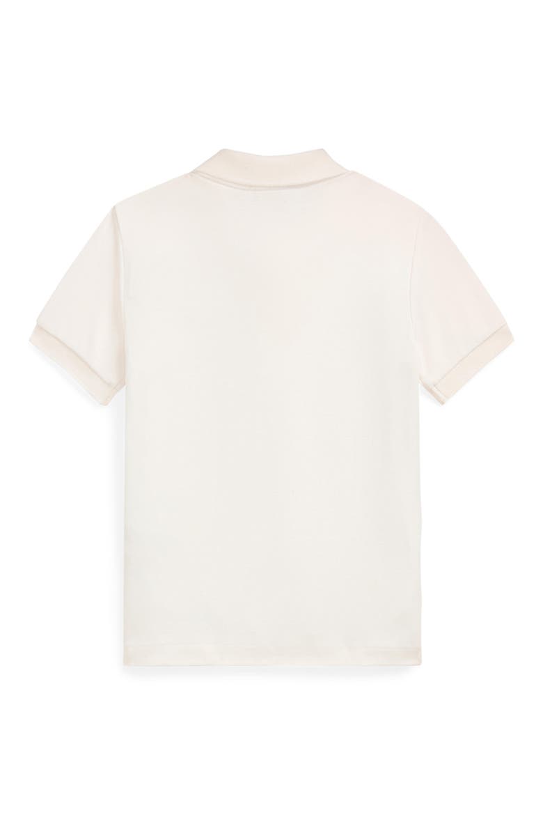 Kids' Basic Solid Cotton Polo, Alternate, color, WHITE