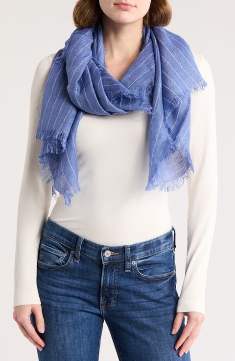 Stripe Wrap Scarf