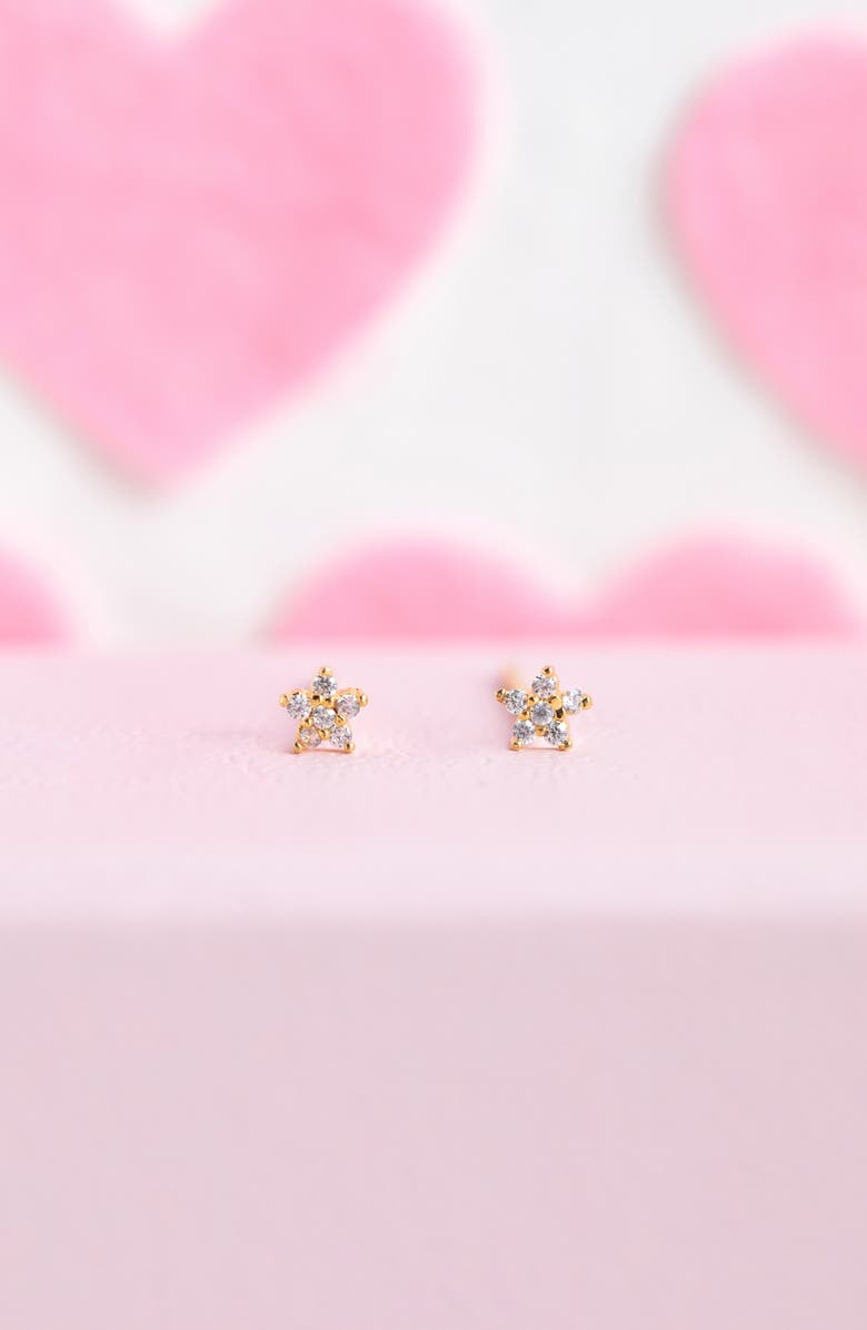 Girls Crew Teeny Tiny Star Studs, Alternate, color, Gold