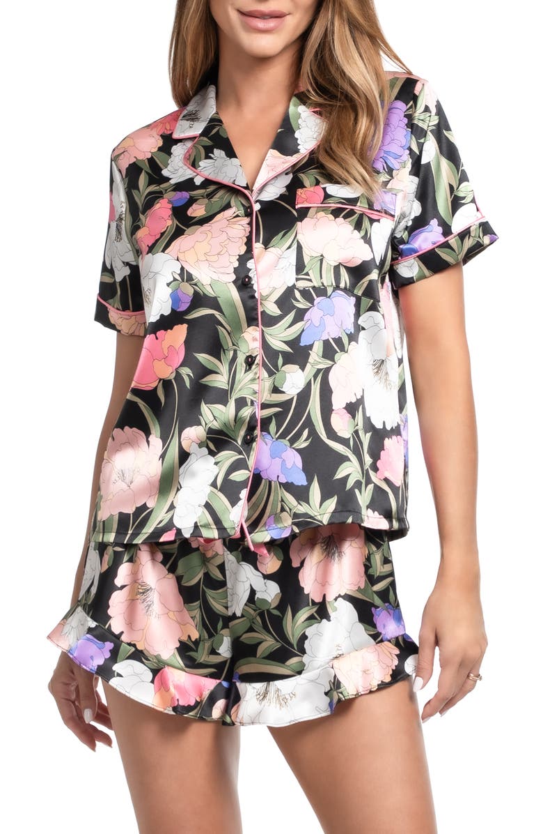 In Bloom by Jonquil Harriet Ruffle Trim Short Pajamas, Main, color,