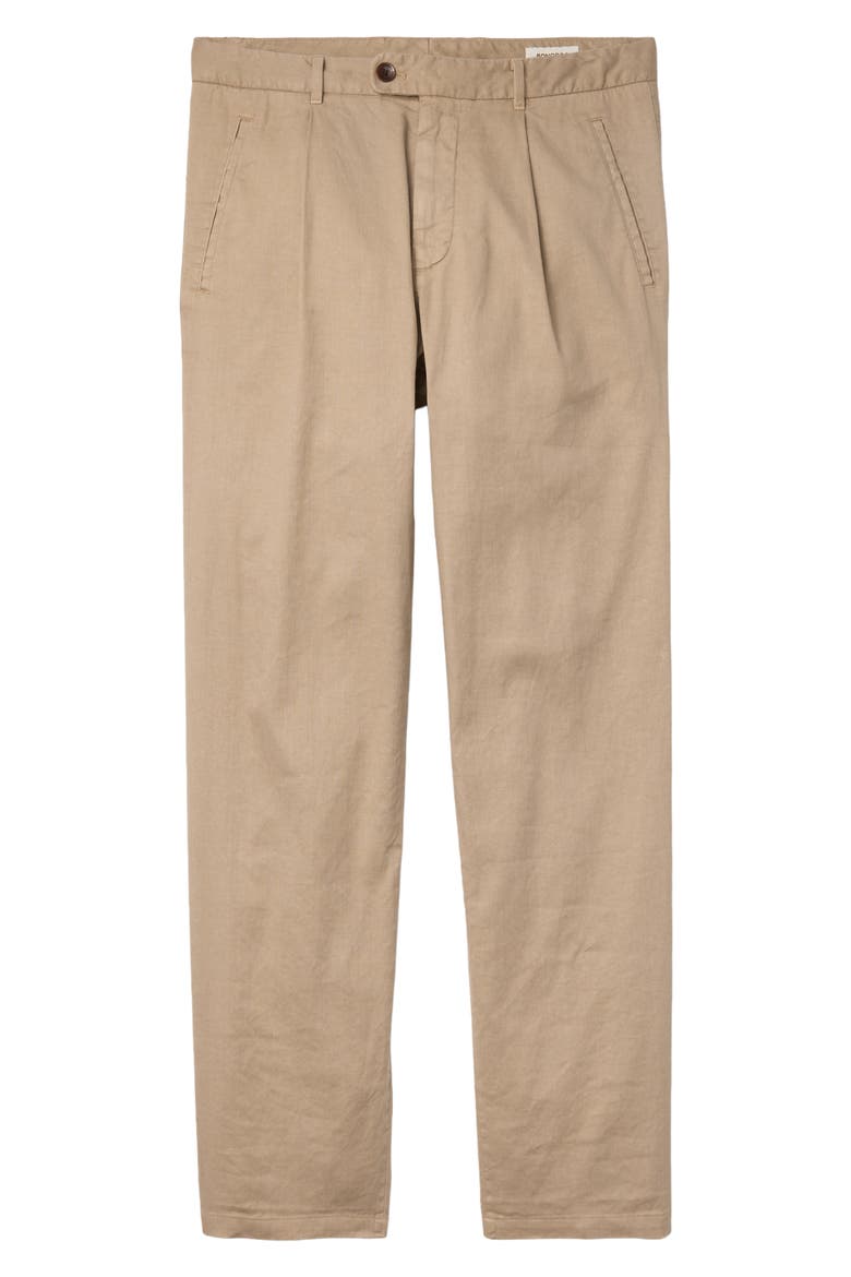 Coastal Linen Blend Pants, Alternate, color, KHAKI