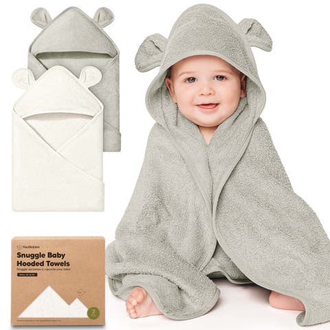 2-Pack Snuggle Hooded Towels