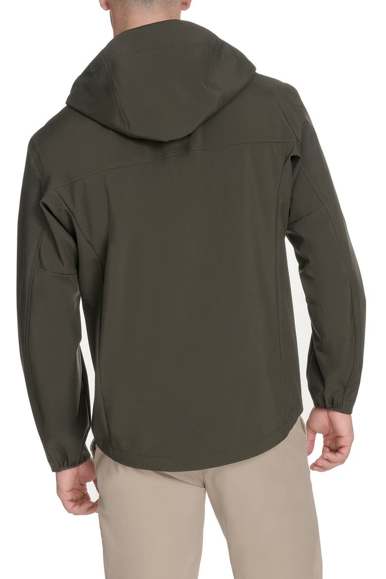 Flex Rain Hoodie, Alternate, color, OLIVE